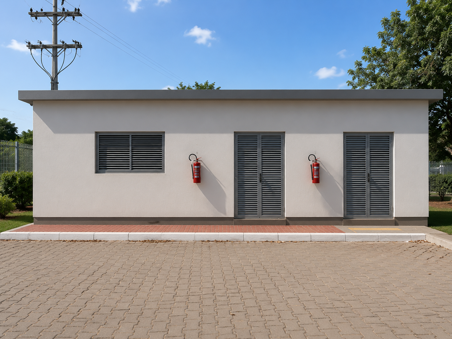 Casa de máquinas subestação