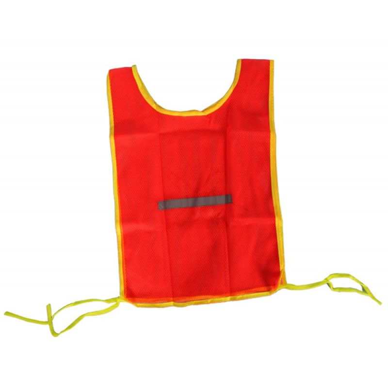 Safety Bib with Reflective Tape Orange