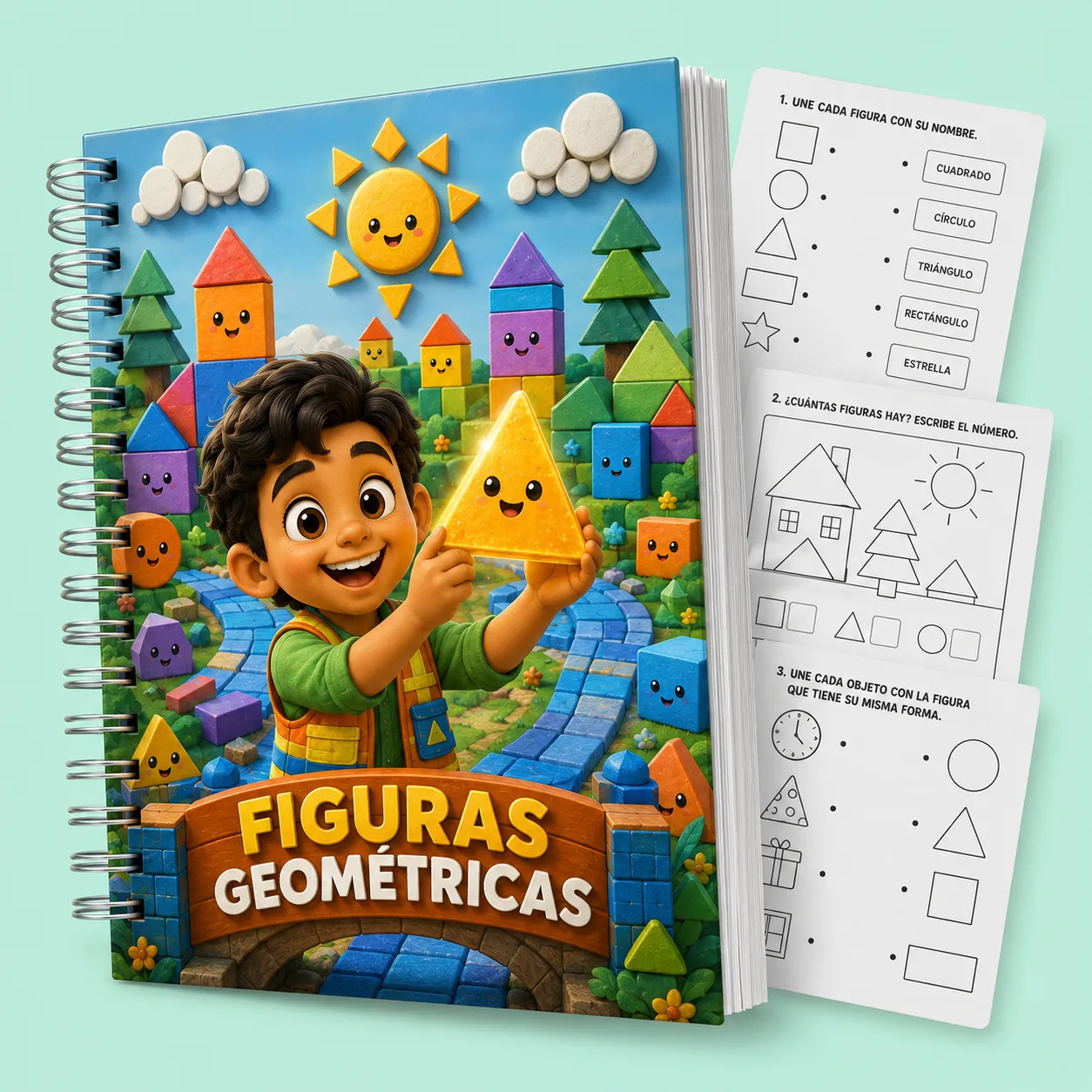 Bono Figuras Geométricas - cuaderno educativo