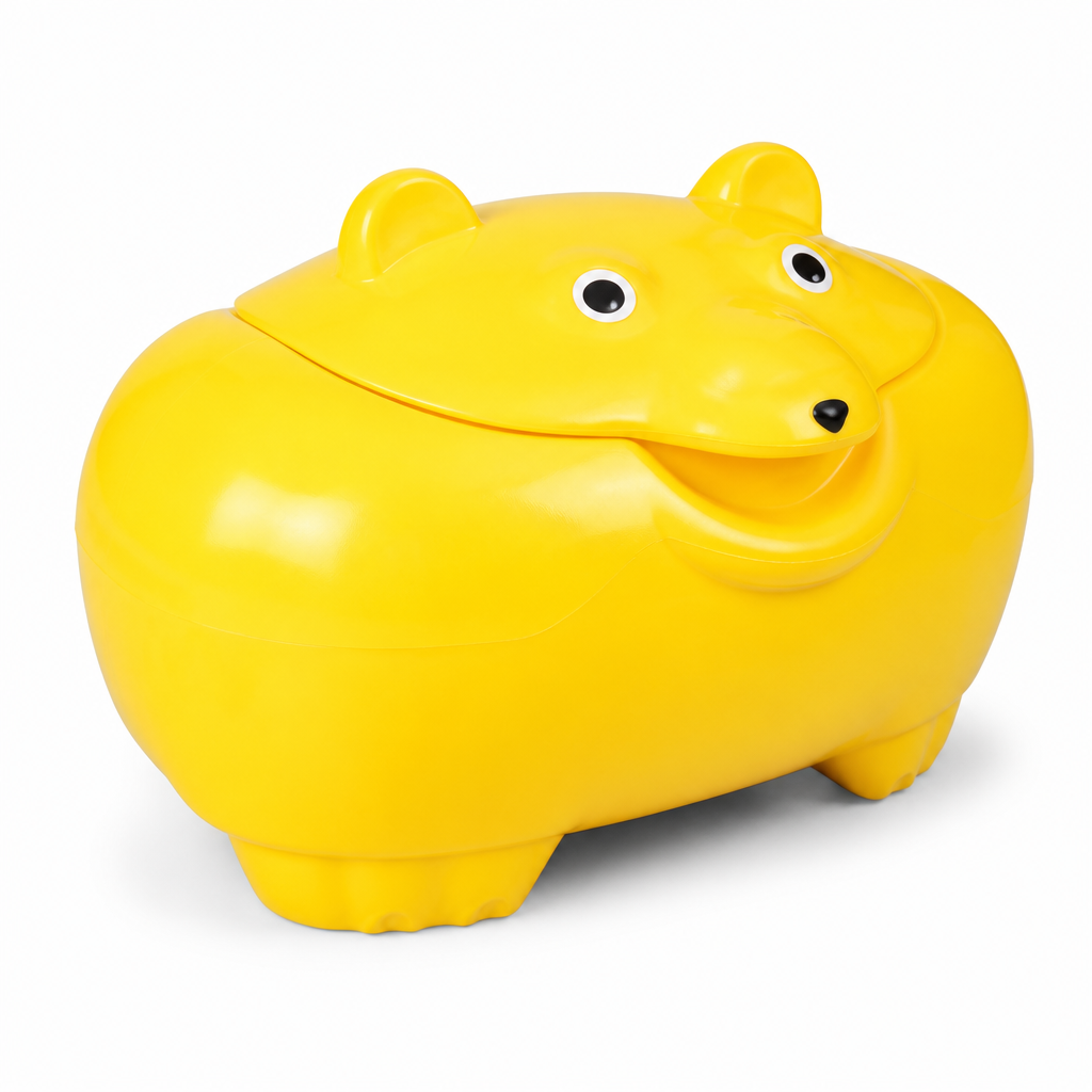 Baú Urso Amarelo Armazenamento