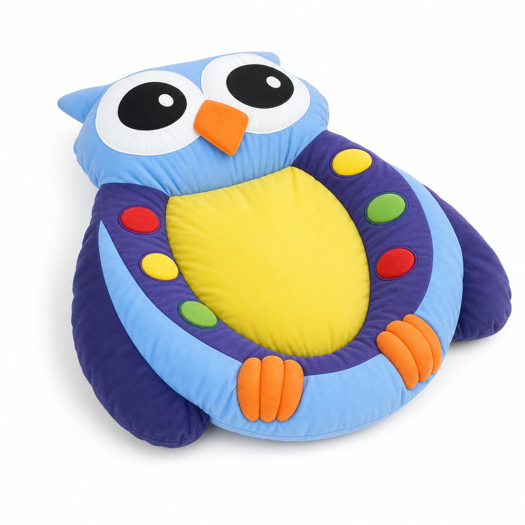 Baby Conforto Coruja Luxo Azul