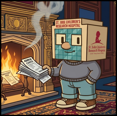 Charity House Character burning admin costs and consultant fees