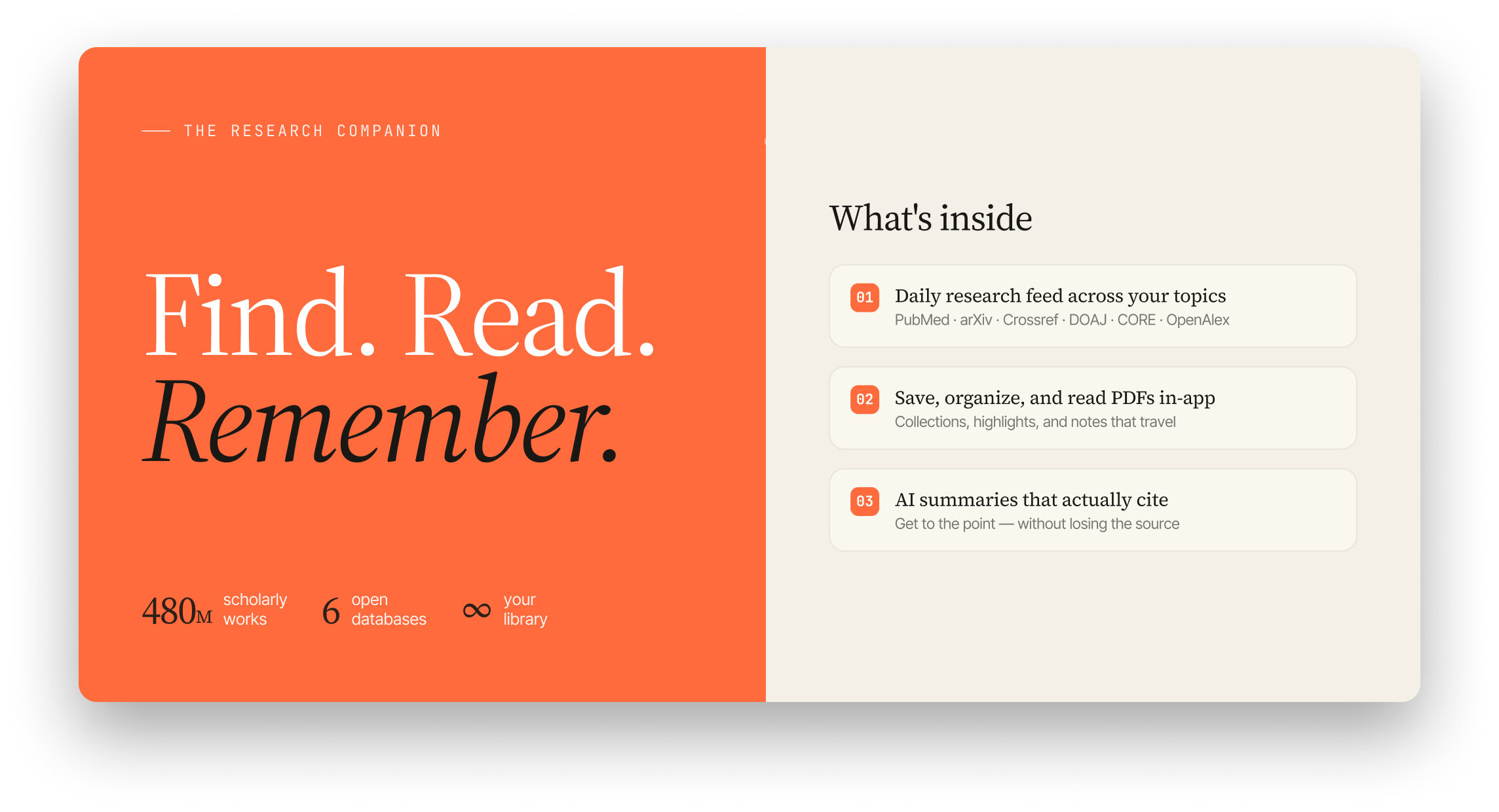 Refindr research companion product preview
