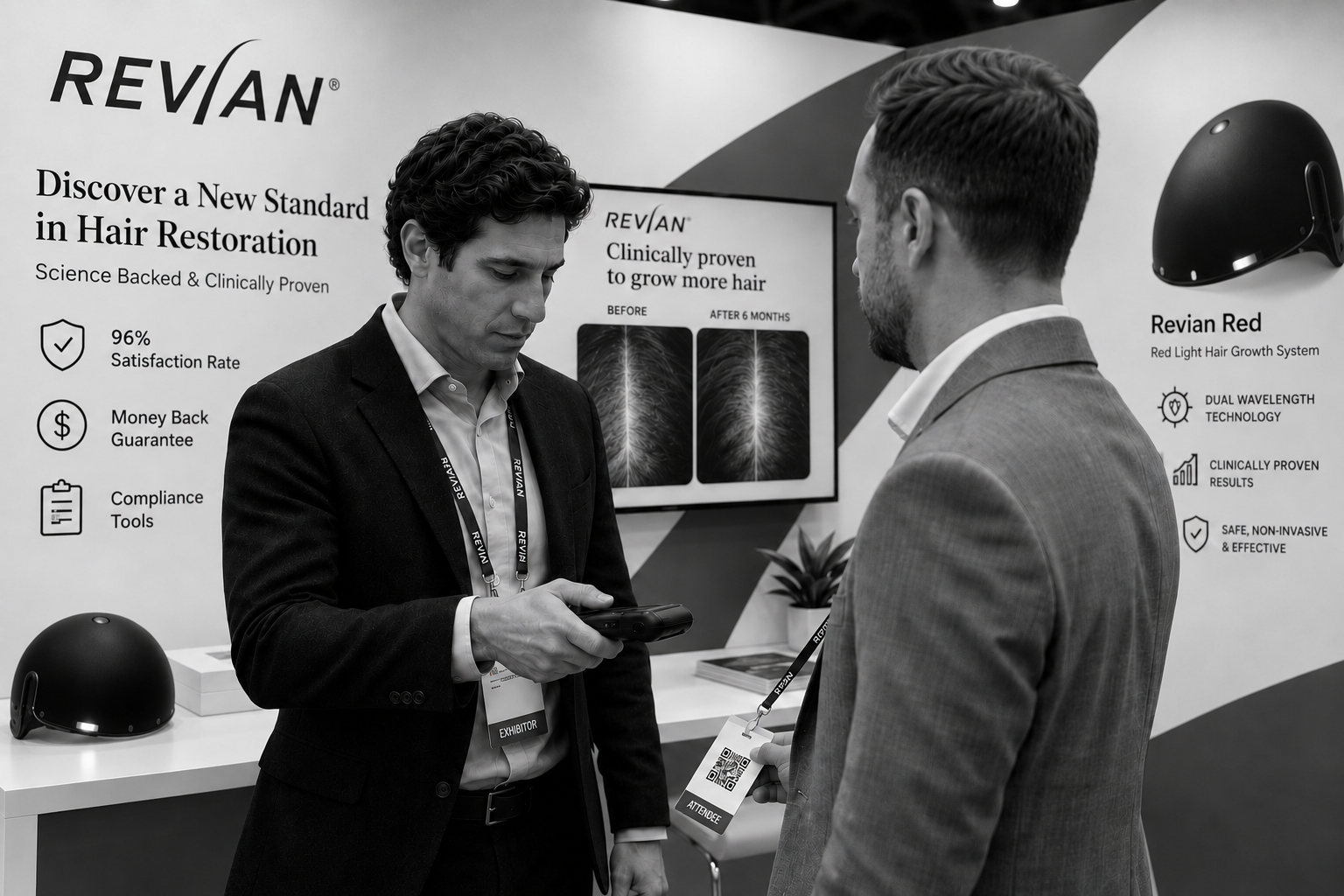 Before Bantor - manual lead capture at trade show booth