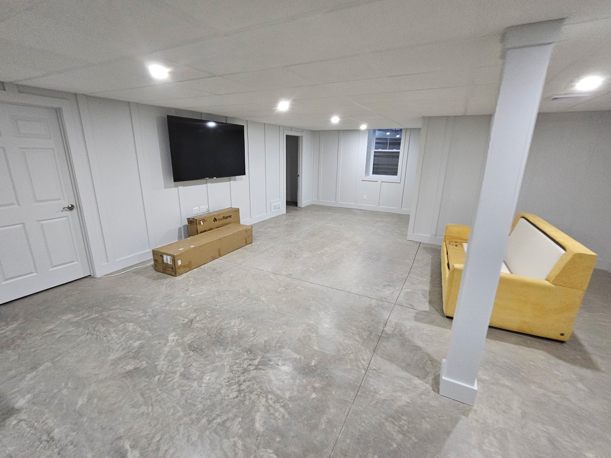 After — Finished Basement