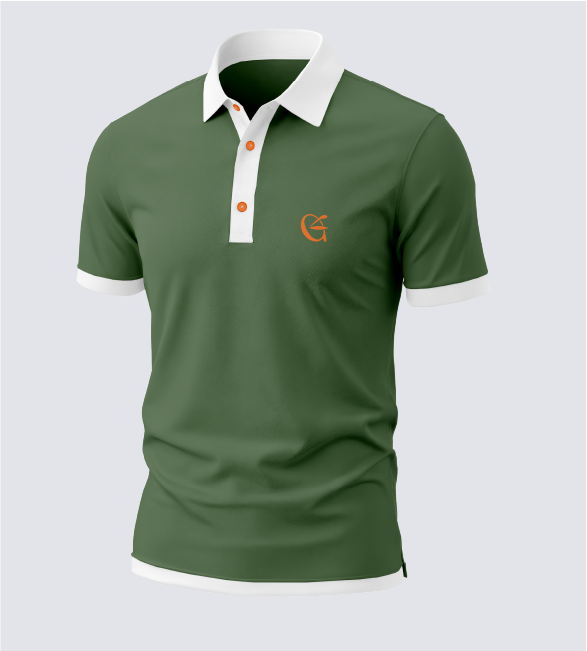 Basic Green polo shirt