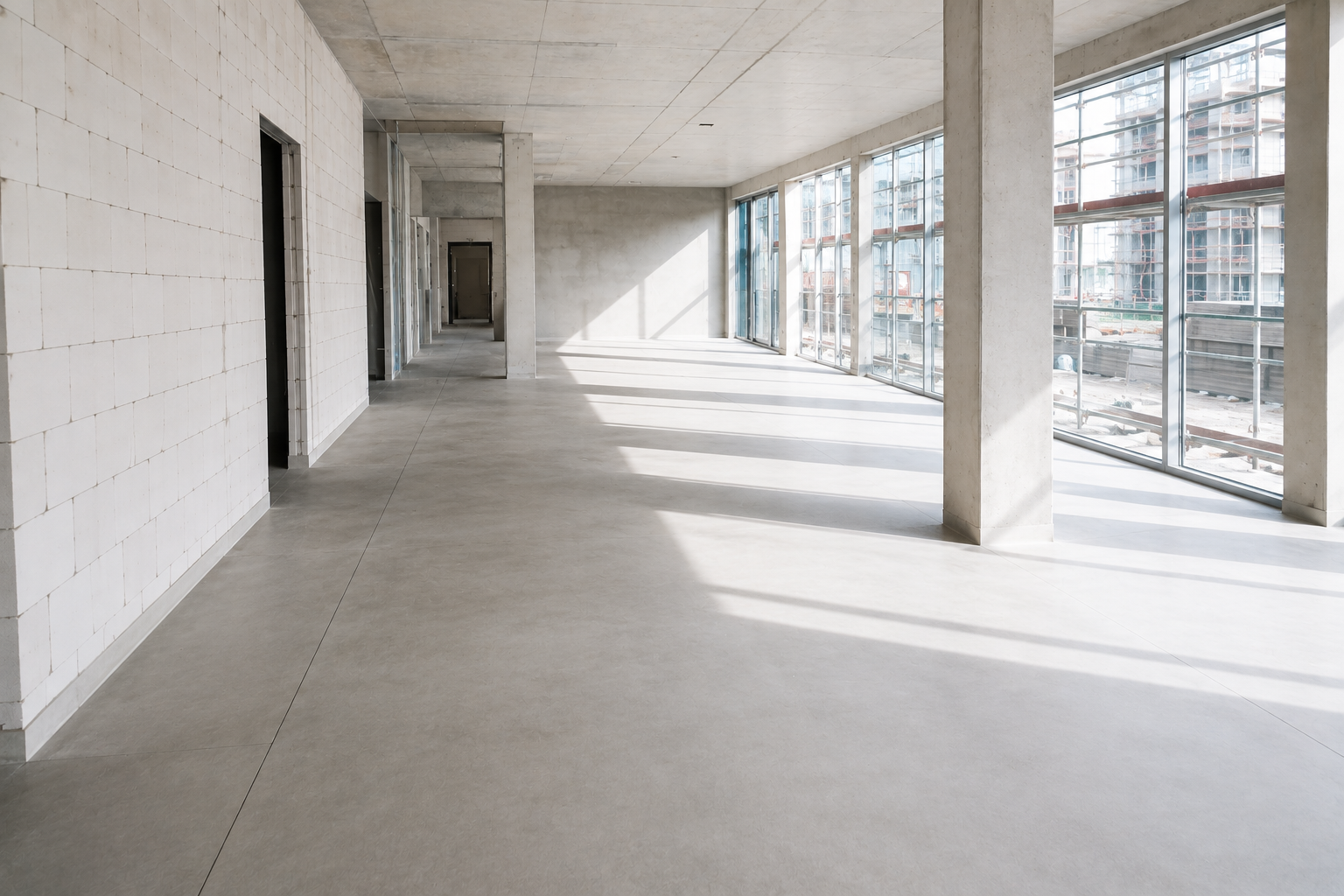 Nachher - Neubau nach professioneller Bauabschlussreinigung