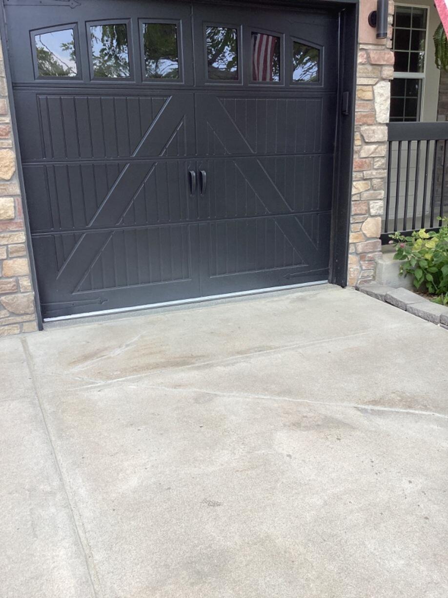 Garage Apron Leveling - After