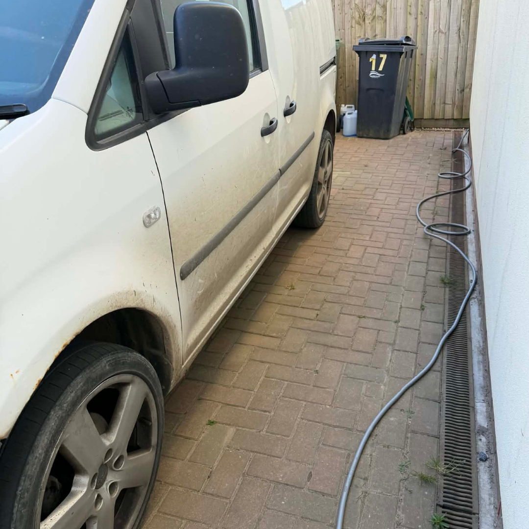 After - Small Van Exterior Clean Side View