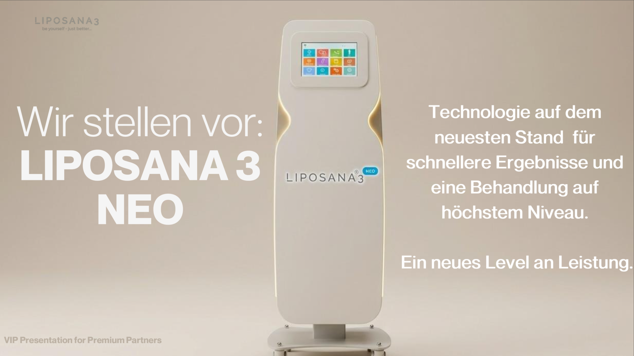 LIPOSANA3® NEO Präsentation - Wir stellen vor: LIPOSANA3 NEO