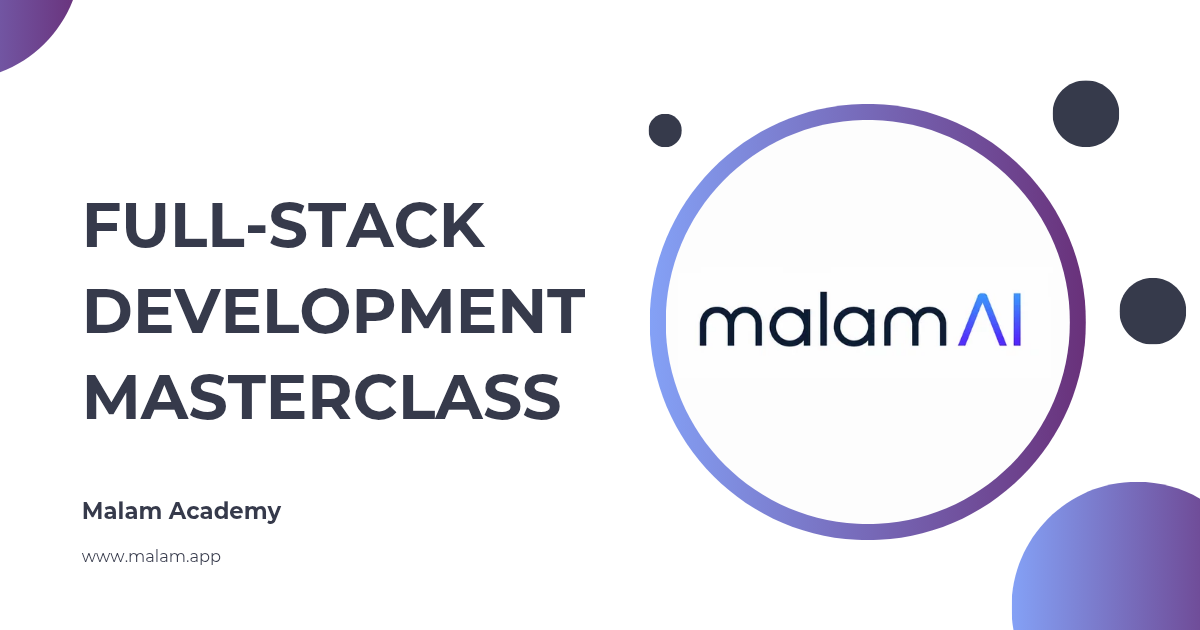Full-Stack Development Masterclass