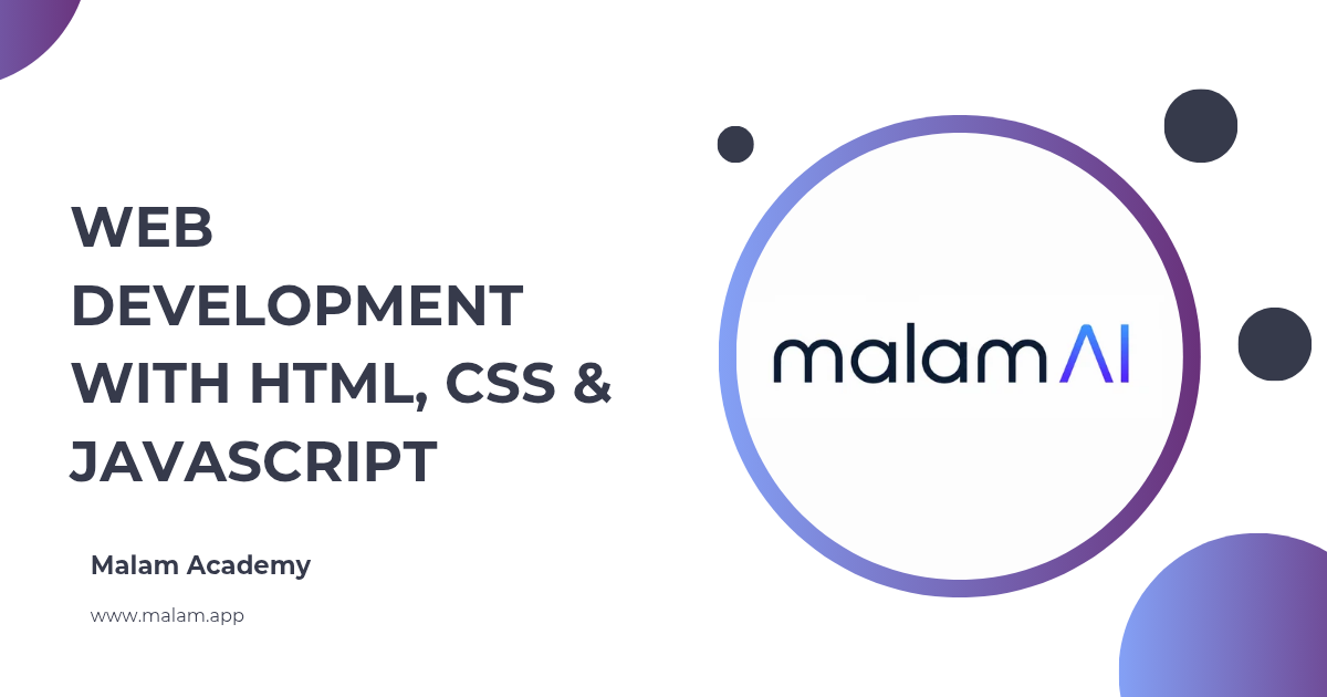 Web Development with HTML, CSS & JavaScript