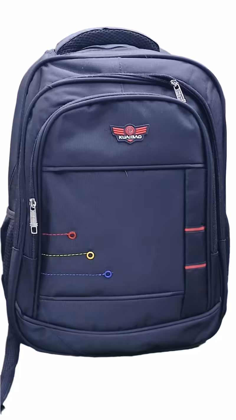 Black Multi-Compartment Backpack