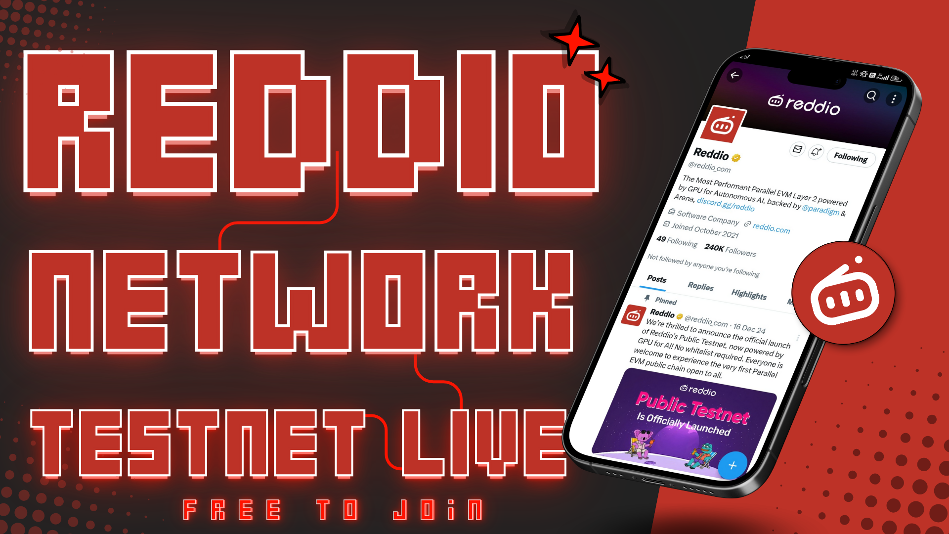 Reddio Network Testnet