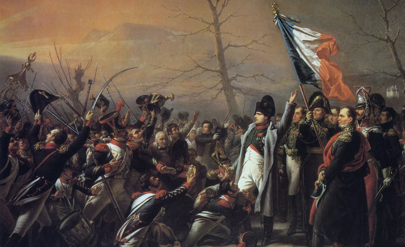 Napoleon Bonaparte Returns from Elba — 1815 Painting