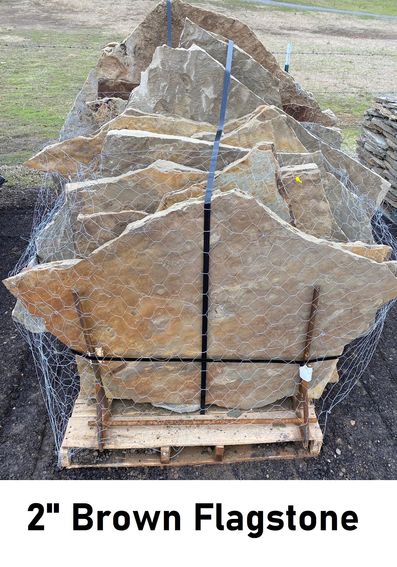 2" Brown Flagstone