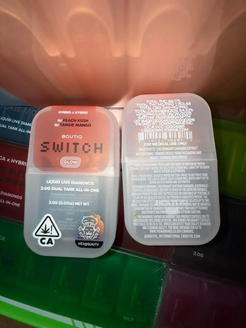 Boutiq Switch Glow – Buy Authentic THCA Disposable Vape Online
