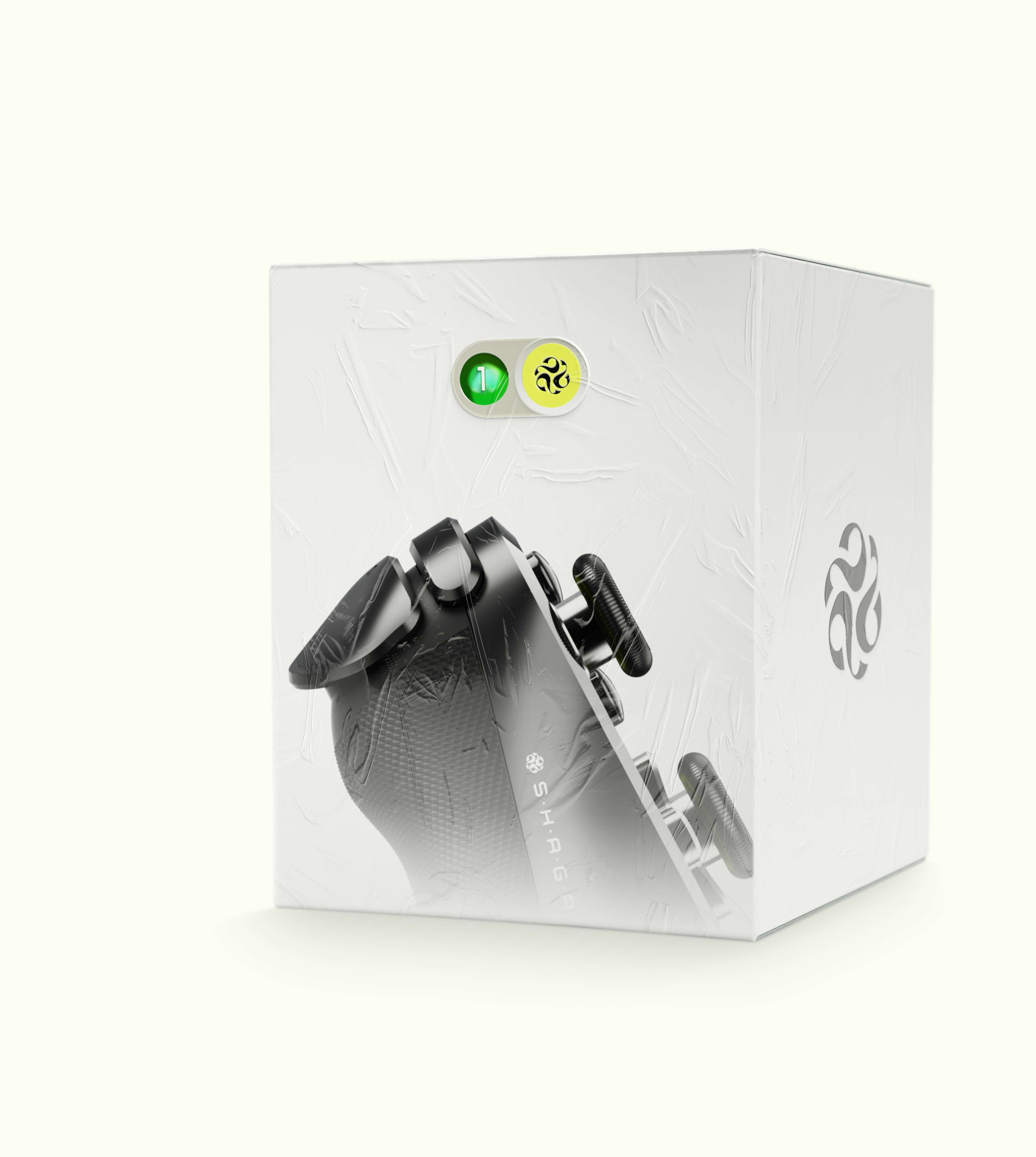 SHAGA Gaming Controller Packaging Design