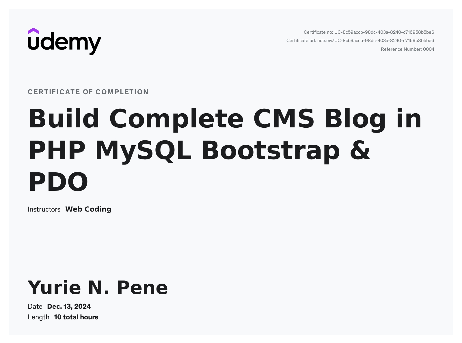 Build Complete CMS Blog in PHP MySQL Bootstrap & PDO