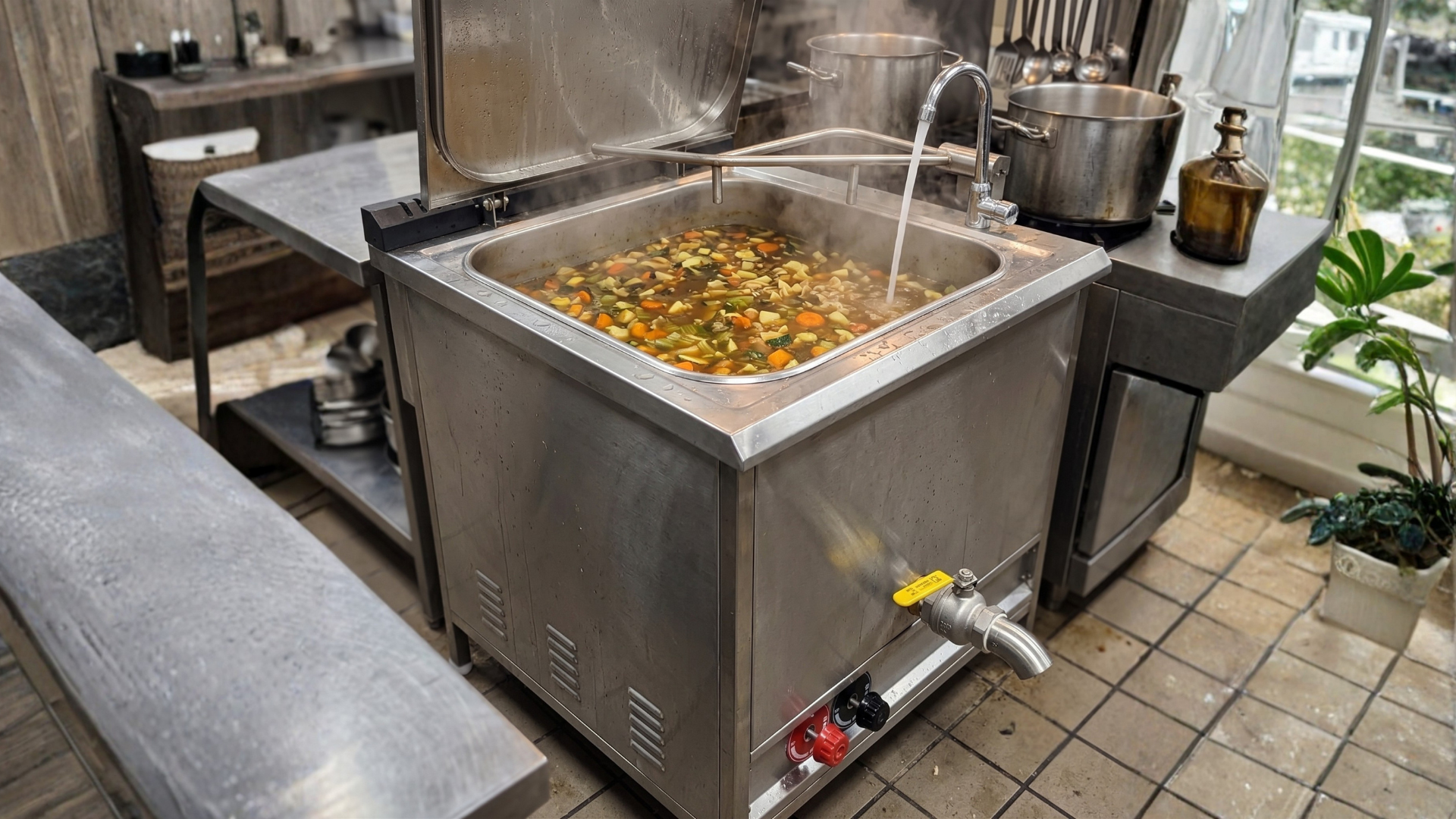 Gas bulk cooker