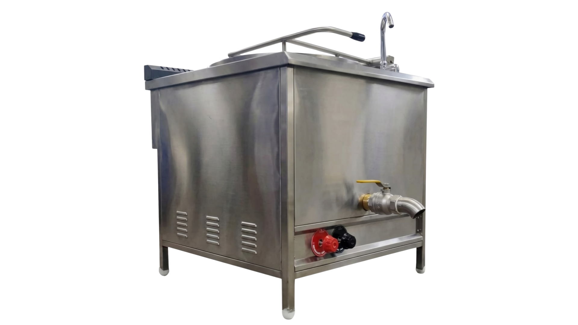 Bulk Cooker Gas product view with controls