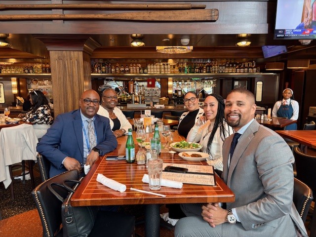 CCDS team at dinner