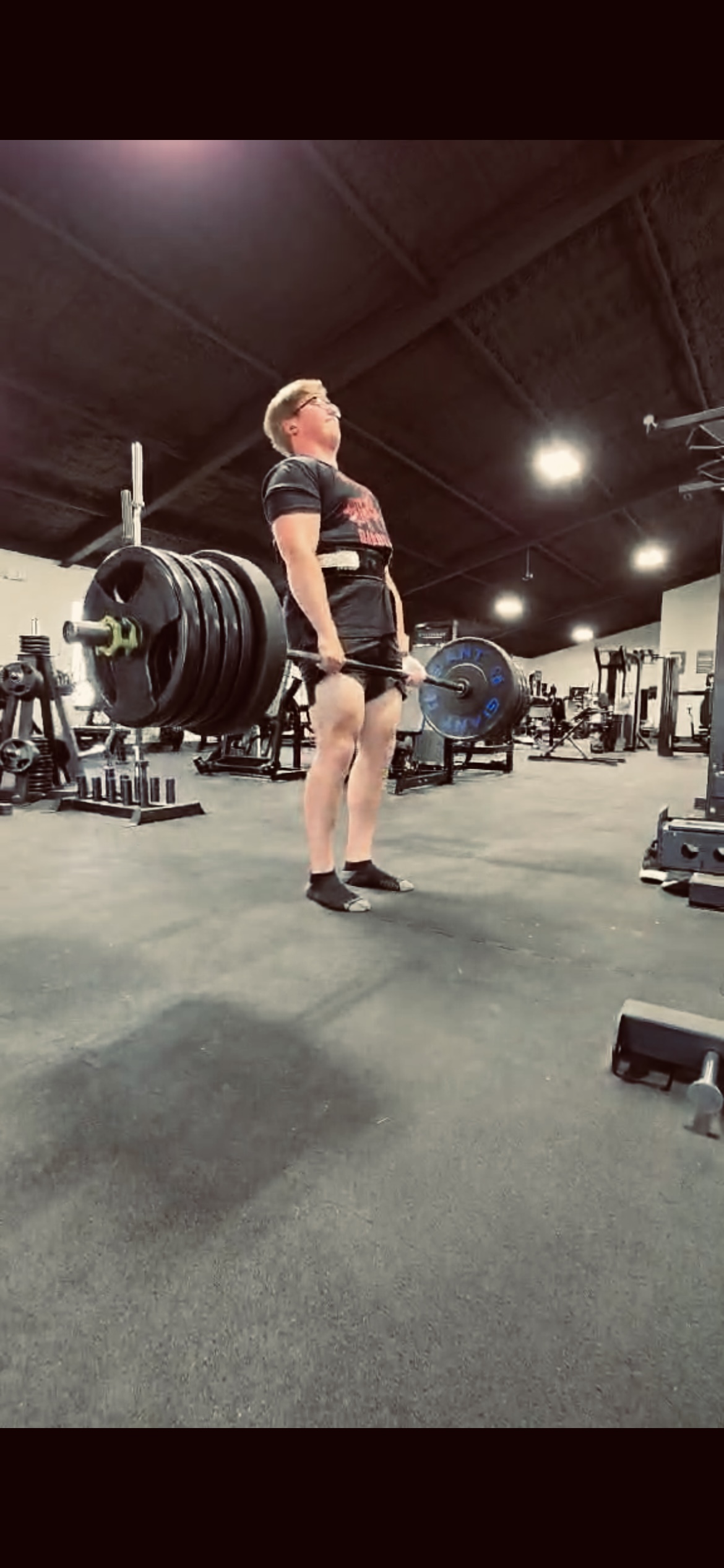 Coach training in the gym