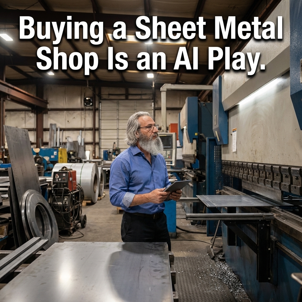 Buying a Sheet Metal Shop Is an AI Play