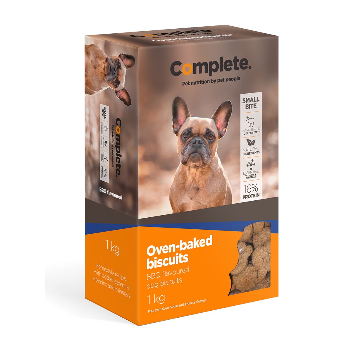Complete Dog Biscuits Snack-A-Chew BBQ 1kg