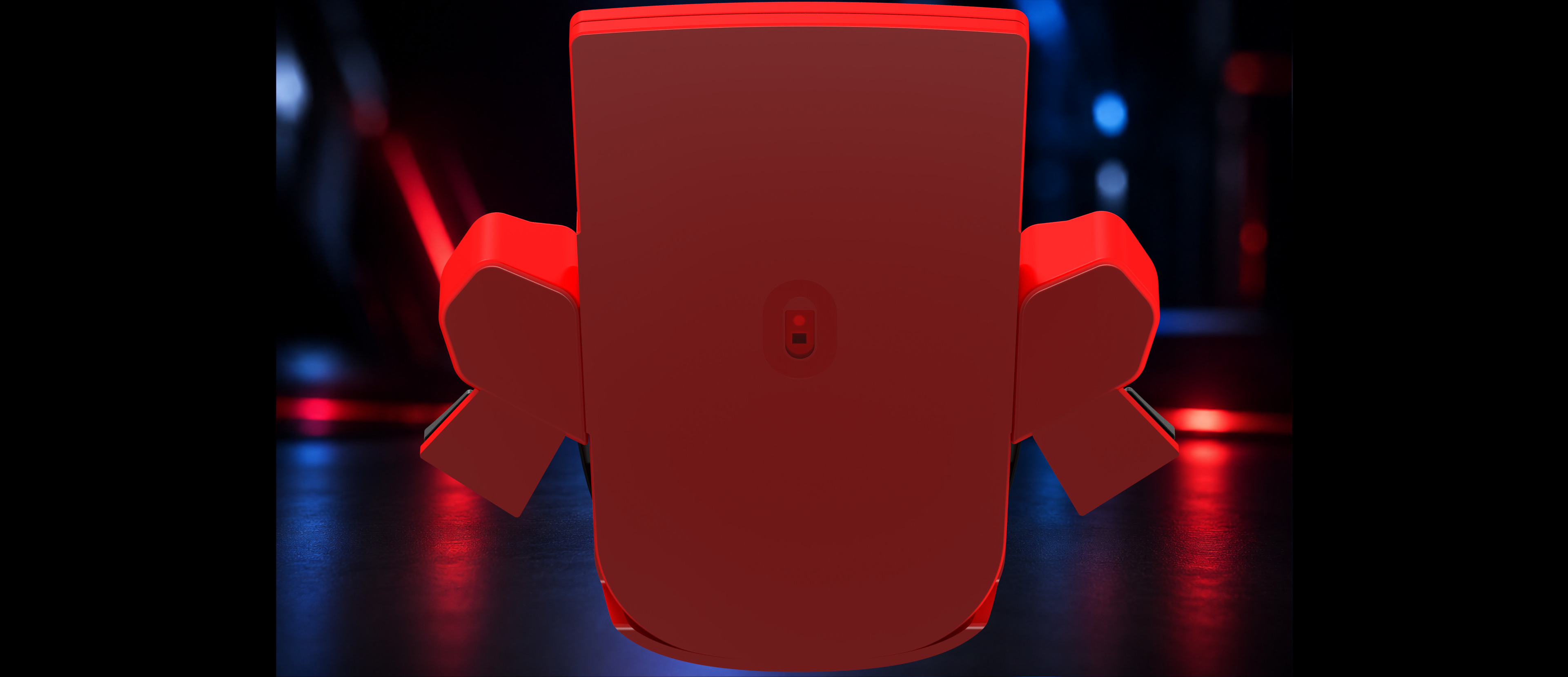 ERCHAM MK1 - Crimson Red Back View