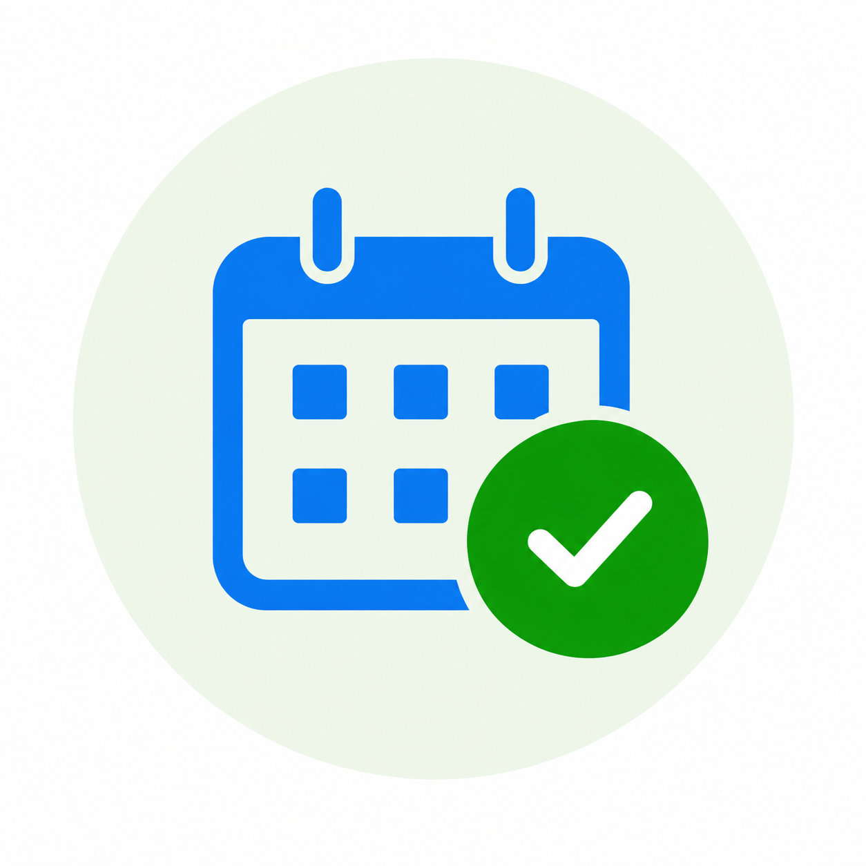 Calendar scheduling icon - Contact
