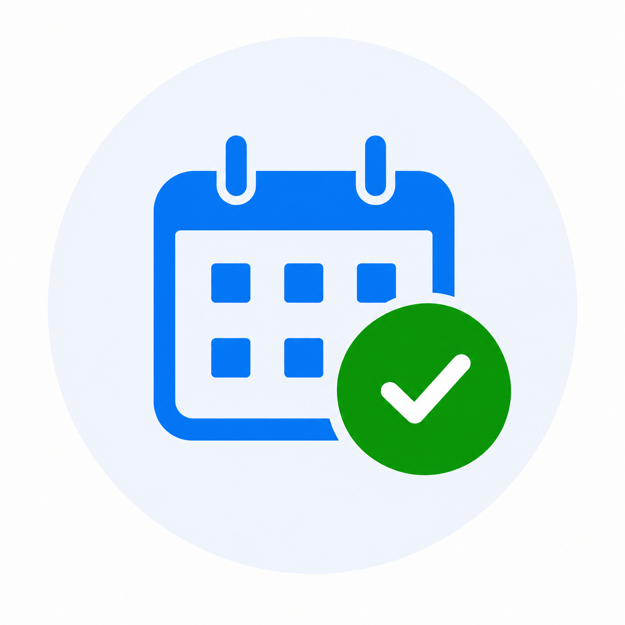 Calendar scheduling icon - Contact