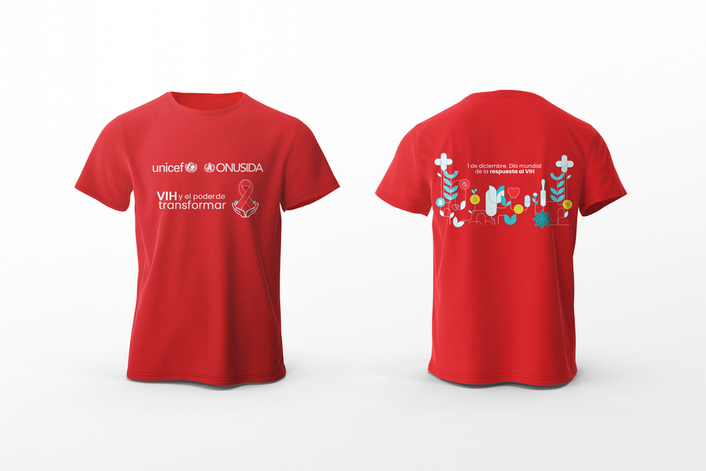 Camiseta VIH y el poder de transformar
