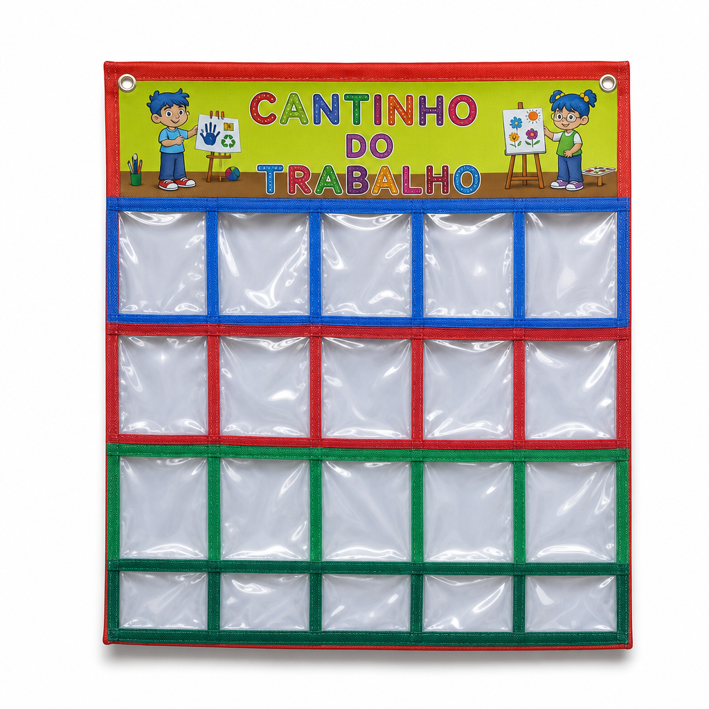Cantinho do Trabalho com 15 Bolsos