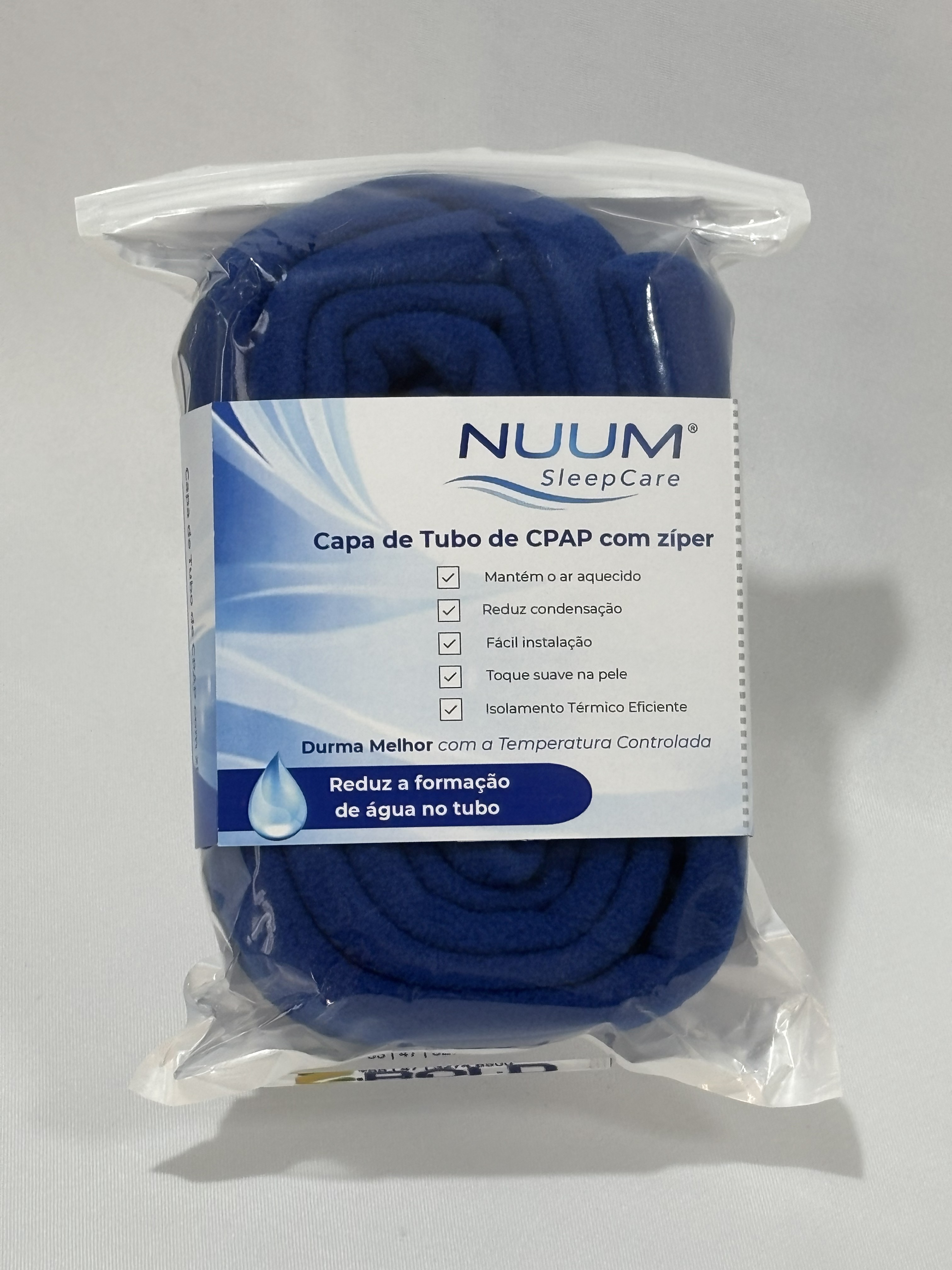 Capa de Tubo CPAP com Zíper