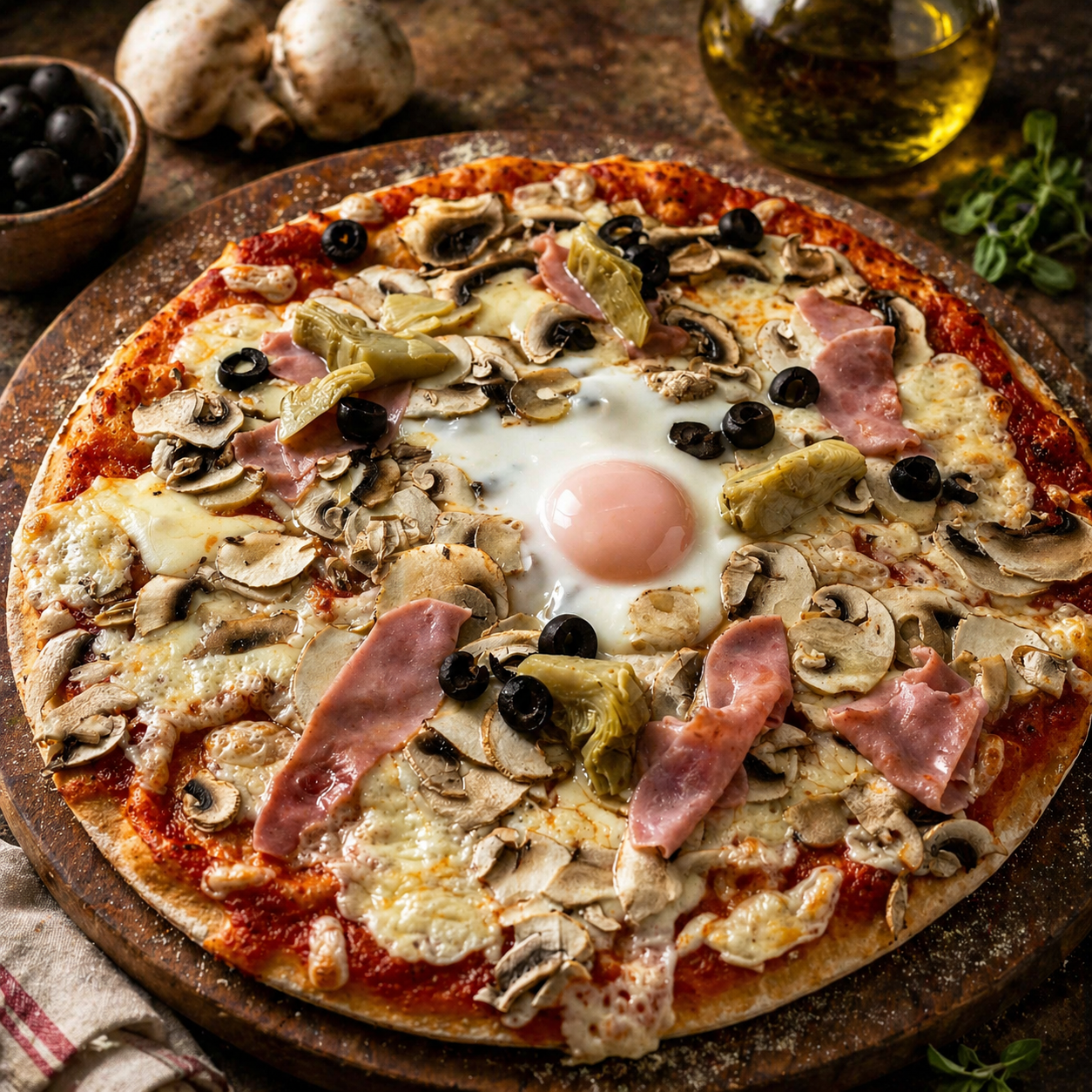 Pizza CAPRICHOSA - Pizza Garage Es Mercadal