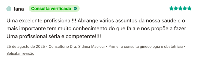 Depoimento de Iana