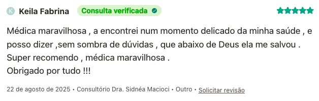 Depoimento de Keila Fabrina