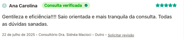 Depoimento de Ana Carolina