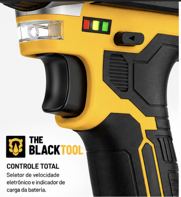 Furadeira THE BLACKTOOL - Controle Total