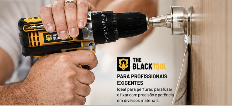 Furadeira THE BLACKTOOL - Para Profissionais