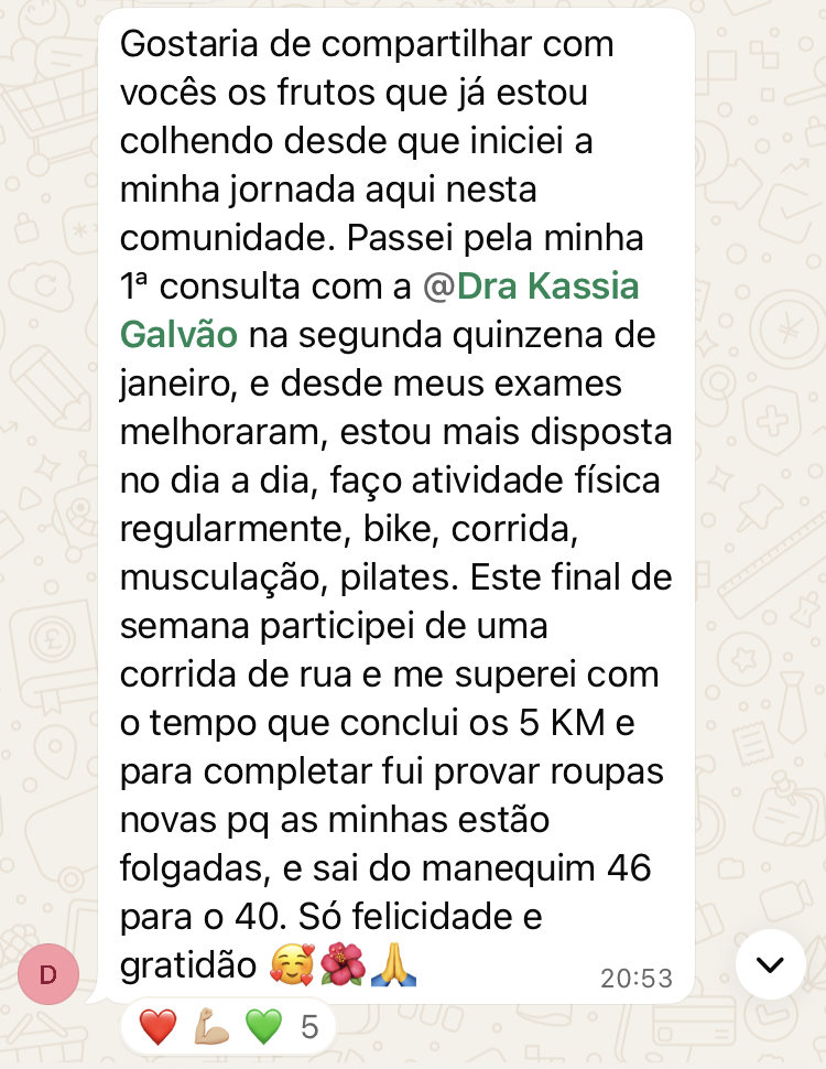 Depoimento de membro da comunidade 1