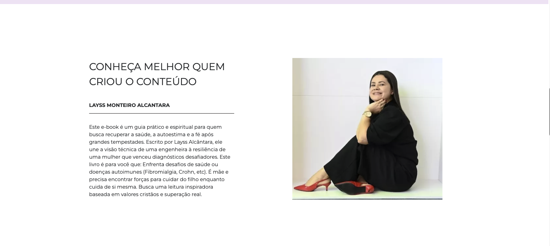 Layss Monteiro Alcântara, autora e engenheira que venceu diagnósticos desafiadores e escreveu o e-book Da Dor ao Amor