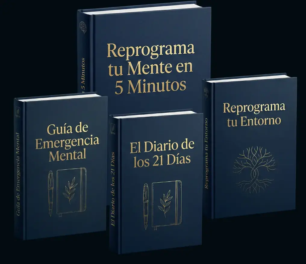 Reprograma tu Mente en 5 Minutos - Guía principal y 3 bonos incluidos