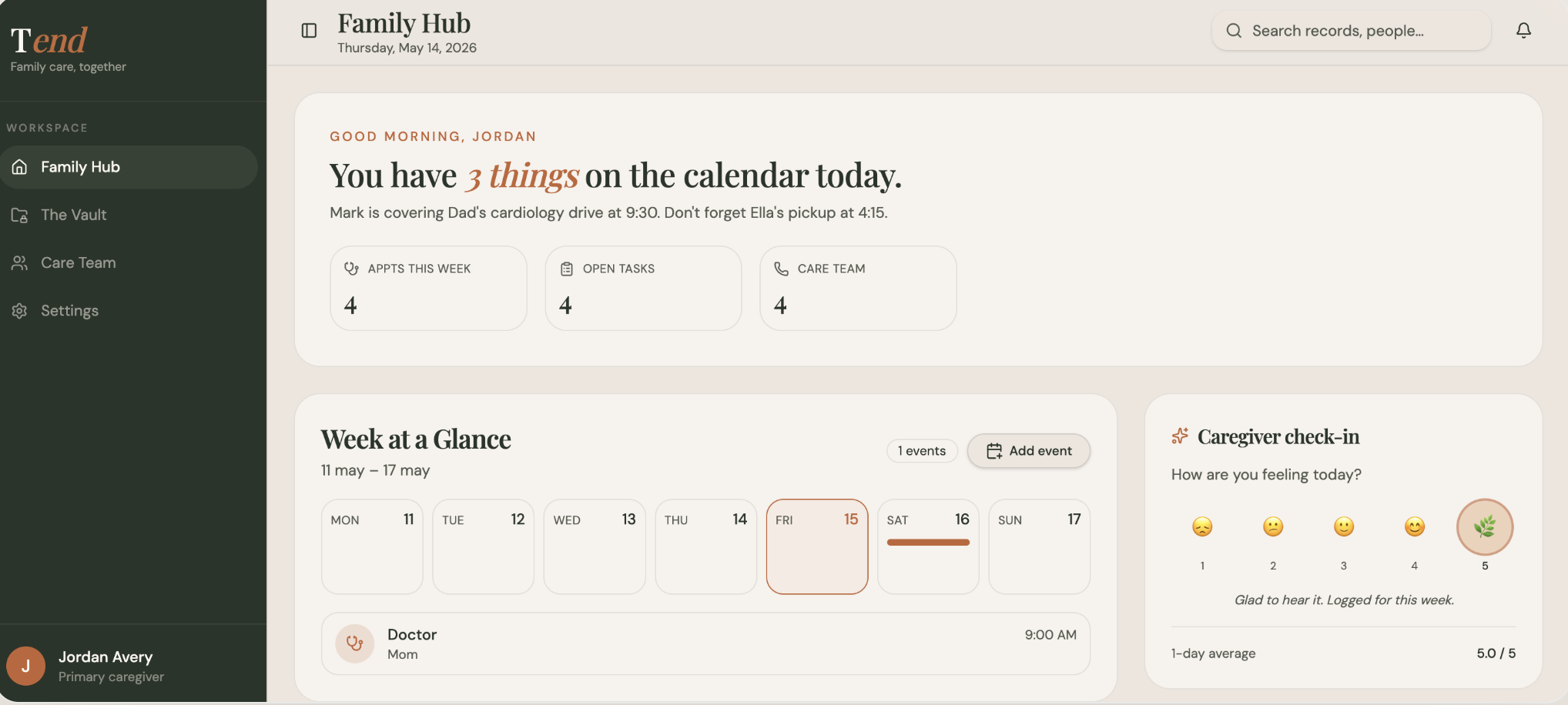 Family Hub screenshot