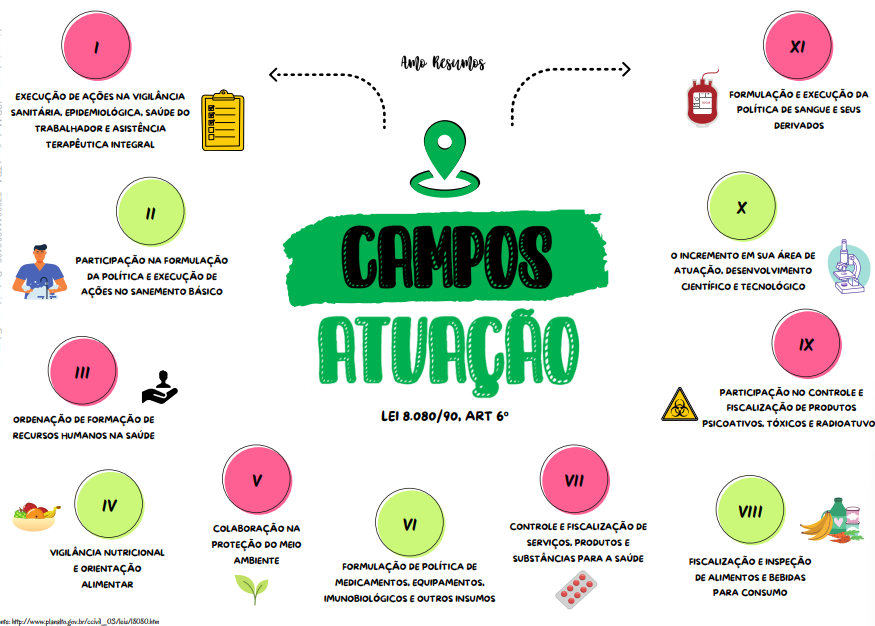 Campos de Atuação do SUS