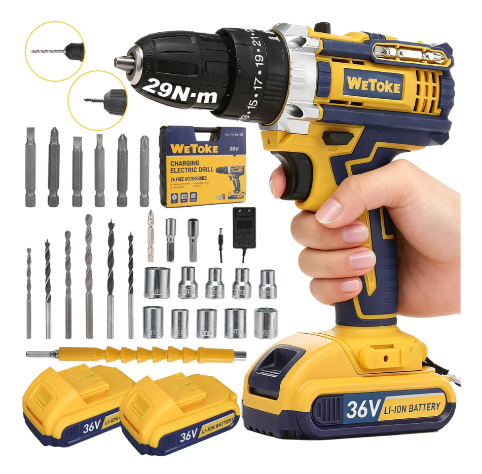 Kit Completo Furadeira WeToke