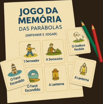 Jogo da Memoria das Parabolas (imprimivel)