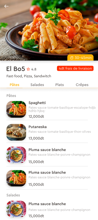 FlyFood App Preview 2