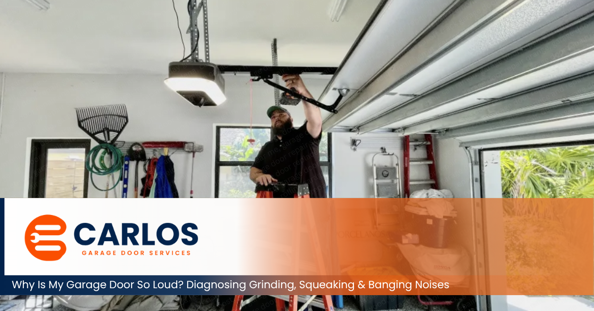 Why Is My Garage Door So Loud? Diagnosing Grinding, Squeaking & Banging Noises
